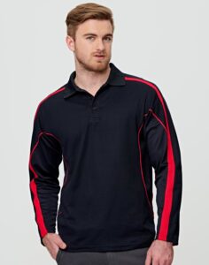 D's TrueDry Long Sleeve Polos