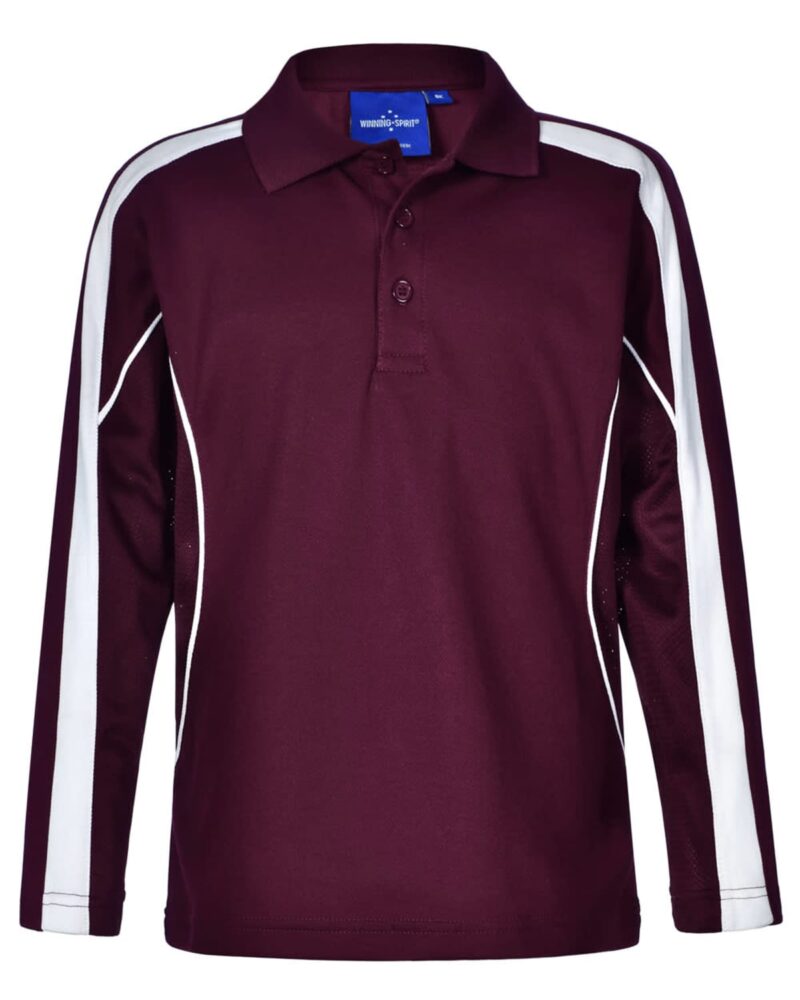 Maroon-white