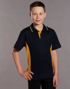 Kids' Truedry Contrast Polos