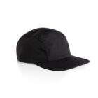A plain black baseball cap on a white background.