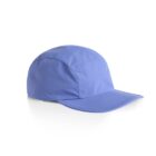 Light blue baseball cap with a curved brim on a white background.