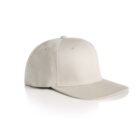 A plain light gray baseball cap on a white background.
