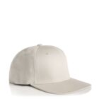 A plain light gray baseball cap on a white background.