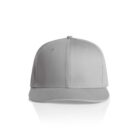 Plain light gray baseball cap on a white background, viewed from the front.