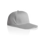 Plain light gray baseball cap on a white background, shown at a slight angle.
