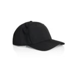 A plain black baseball cap on a white background.