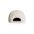 Beige baseball cap viewed from the back, showing the adjustable strap.