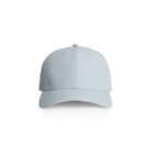 Light blue baseball cap on a white background, viewed from the front.