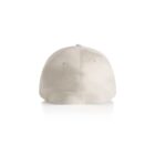 Back view of a plain beige baseball cap on a white background.