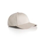 Beige baseball cap on a white background.
