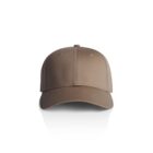 Beige baseball cap on a white background, shown from the front.