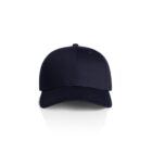 Black baseball cap on a white background, viewed from the front.