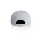 Light gray baseball cap shown from the back with an adjustable snap closure.