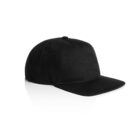 A plain black baseball cap on a white background.