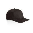 A plain black baseball cap on a white background.