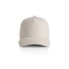 Beige baseball cap facing forward on a plain white background.