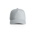 Light gray baseball cap on a white background, viewed from the front.