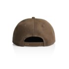 Brown baseball cap shown from the back with adjustable snapback closure.