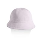 Light purple bucket hat with visible stitching, displayed on a white background.