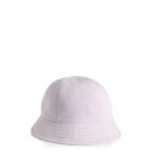 Light purple bucket hat with visible stitching, displayed on a plain white background.