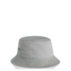 Light gray bucket hat with a wide, downward-sloping brim on a white background.