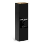 A tall, black rectangular box labeled keepsake collection on the front.