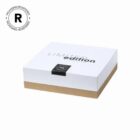 White and brown rectangular box labeled Limited edition on a plain white background.