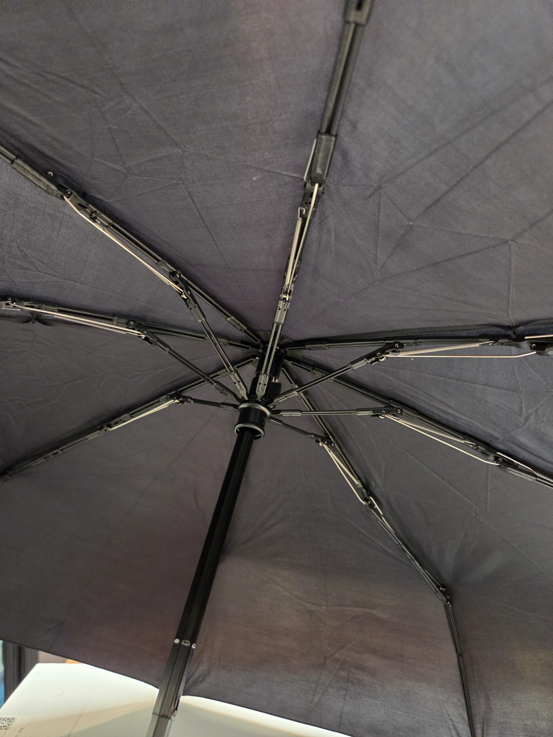 ribs of an umbrella