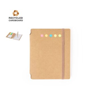 Deluxe Recycled Cardboard Sticky Notepads