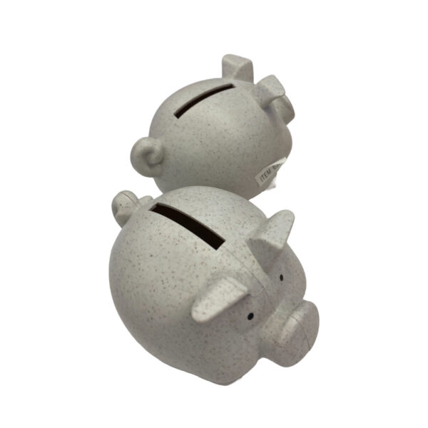 grey piggy coin banks