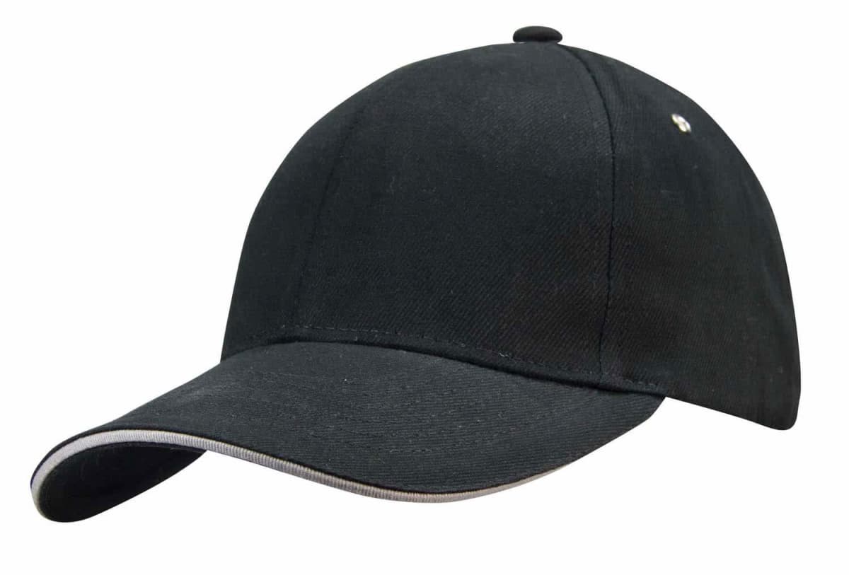 A plain black baseball cap with a curved brim on a white background.
