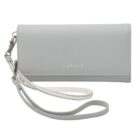 Light grey Cacharel wallet with a detachable wrist strap, displayed against a white background.
