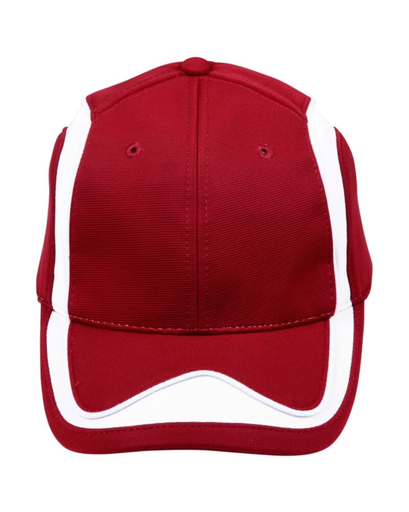 Maroon-white