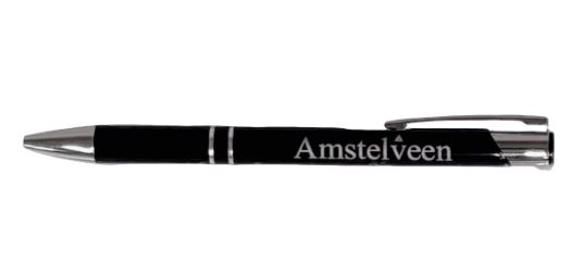 black metal pen
