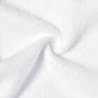 Close-up of soft, white fabric with a gentle swirl in the center.
