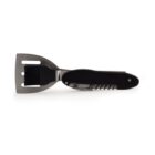 Multi-tool with a spatula, grill scraper, and corkscrew, shown on a white background.