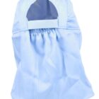 Light blue sun hat with a flap covering the neck and an opening at the back.