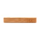 Rectangular wooden box with a smooth finish, viewed from the side against a white background.
