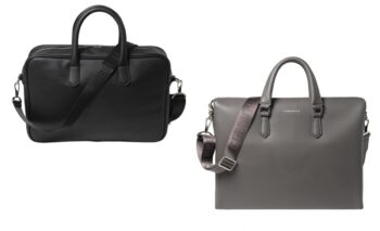 Black Zoom Document Bags