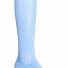 Light blue knee-high sock on a plain white background.