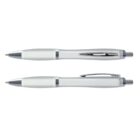 Two silver and white Vistro Pen - Translucent, shown from the side and top views.