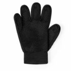 A black textured mesh glove with a cuff, shown on a white background.