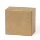 A plain, brown cardboard box on a white background.