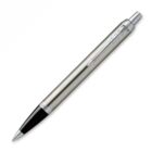 Parker Stainless Steel CT Ballpoint Pen with black grip and clip.