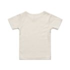 Plain white short-sleeve t-shirt shown from the back on a white background.