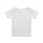 Plain white short-sleeve t-shirt shown from the back against a white background.