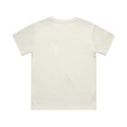 Plain white short-sleeve T-shirt shown from the back on a white background.
