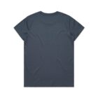 A plain dark gray short-sleeve t-shirt shown from the back on a white background.