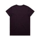 Plain black short-sleeve t-shirt laid flat, viewed from the back.