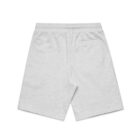 Light gray shorts with an elastic waistband and a single back pocket, viewed from the back.